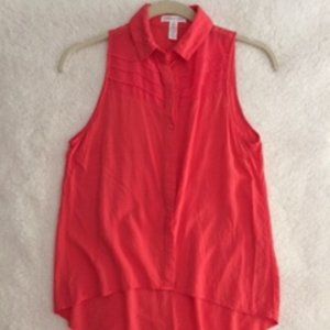 Sleeveless summer top, size S, 100% Rayon